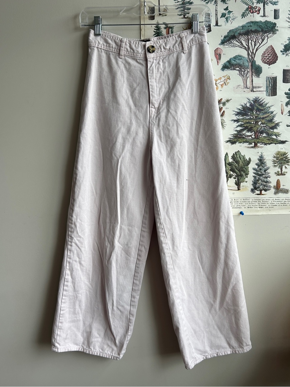BDG wide leg pink pant 27 light pink